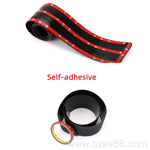 Car tail rubber protection strip